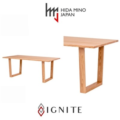 IGNITE テーブル180cm【オーク材】JIG-TTO1180/DLO3 PNO