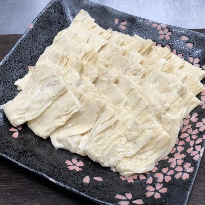 あか牛赤身モモ&湯葉しゃぶセット(モモスライス400g 湯葉210g たれ200ml付き)(高森町)