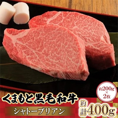 くまもと黒毛和牛シャトーブリアン　200g×2枚　計400g(高森町)