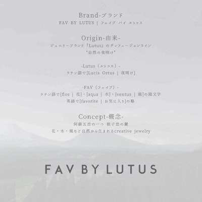【FAV BY LUTUS】 モアサナイト 0.3カラット ネックレス ピンクゴールド仕上げ