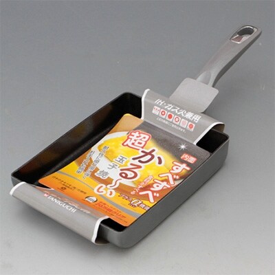 ガス火~IH対応軽くてつるっと玉子焼き器13×18cm