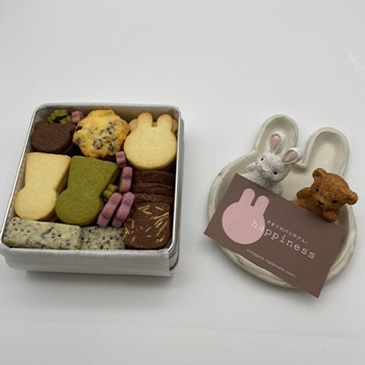 しあわせの宝石箱 古墳&うさぎのいろいろクッキー缶