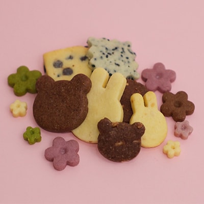 しあわせの宝石箱うさぎのいろいろクッキー缶(L)
