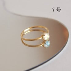 35000円以上⇨15%off【925刻印】オパール　天然石　リング　11号　ピアス　セット