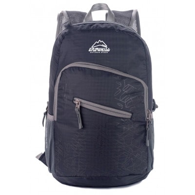 GROWHILL フォルダブルバックパック 14L ブラック