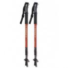 WILD WOOD アンチショックトレッキングポール　レッド　2本セット
