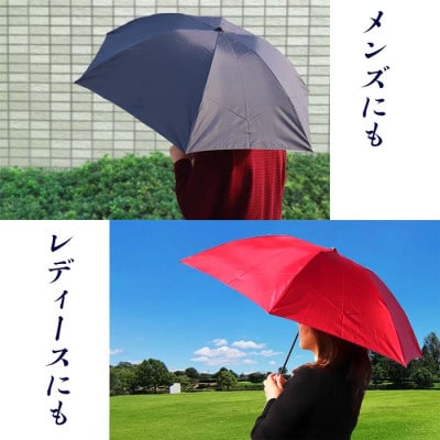 男女兼用雨傘 超軽量ミニ傘 136401 富士絹無地 ブラック