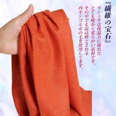 高級 カシミヤ100% 薄手 大判 ストール 無地 66311 レディース 内モンゴル産 ベージュ