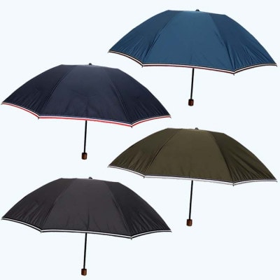 メンズ 雨傘 無地 ネイビー 折りたたみ ミラトーレ ミニ傘 60cm 3つ折り 392301
