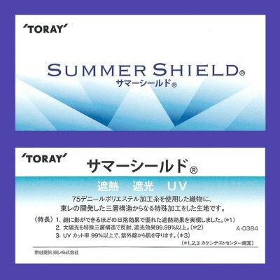 メンズ 晴雨兼用傘 3つ折り 完全遮光 サマーシールド 597501 日本製 ブラック