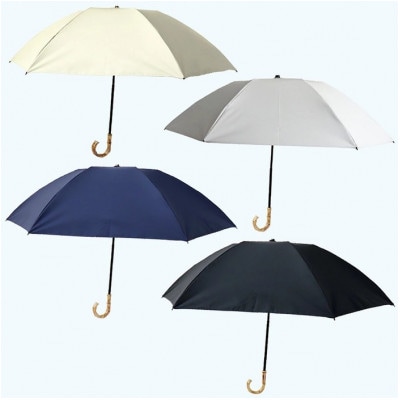 メンズ 晴雨兼用傘 3つ折り 完全遮光 サマーシールド 597501 日本製 ブラック