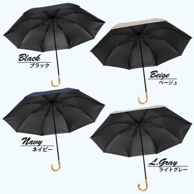 メンズ 晴雨兼用傘 折りたたみ傘 完全遮光 サマーシールド 577501 日本製 ネイビー