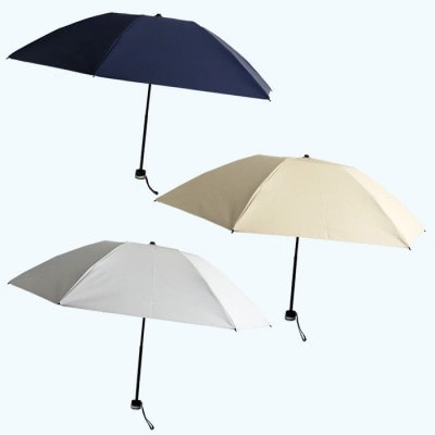 レディース 晴雨兼用傘 3つ折り 完全遮光 サマーシールド 597502 日本製 ベージュ