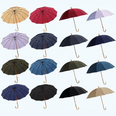 傘 雨傘 長傘 レディース ミラトーレ 超撥水 12本骨 172304 日本製 ブラック