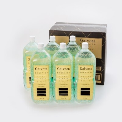 北のハイグレード食品認定の美味しい水「GaiVota」4箱(2L×6本)+2箱(500ml×24本)