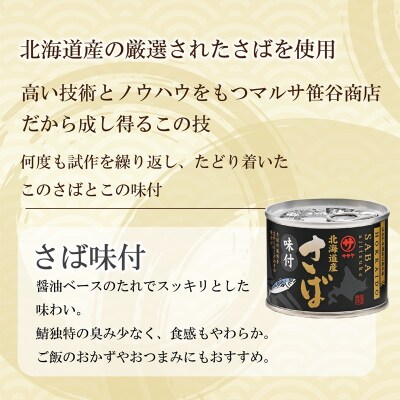 美味しく健康 こだわりのサバ缶 スッキリと醤油ベースのたれ味付【笹谷商店さば味付缶:3缶】
