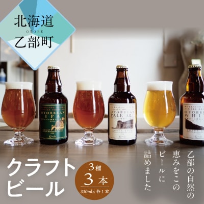 【OTOBBEAN-オトビアン-　3本セット(3種類×各1本)】クラフトビール　330ml