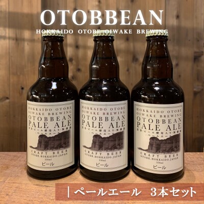 【OTOBEEAN-オトビアン　ペールエール　3本セット】クラフトビール　330ml