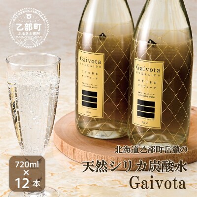 天然シリカ 炭酸水【Gaivota炭酸水 瓶1箱(720ml×12本)】