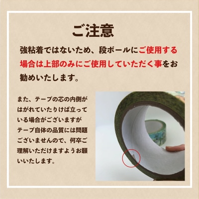 <おとべマップ柄梱包テープ 2個セット>