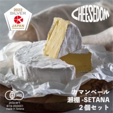 チーズダムの瀬棚-SETANA(カマンベールタイプ)　250g×2個【CHEESEDOMのチーズ】