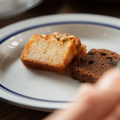 濃厚な2つのパウンドケーキ(ショコラ・ナッツ)
