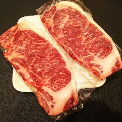 肥後の赤牛　ロースステーキ500g(熊本県産和牛)