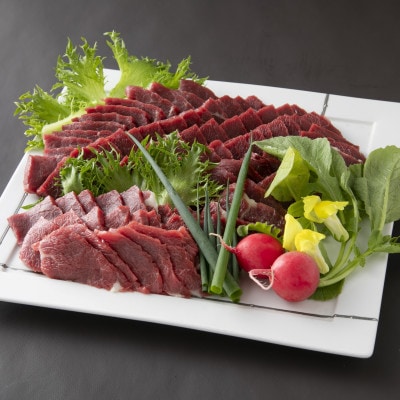 【毎月定期便】国産上赤身馬刺し 400g(大津町)全3回
