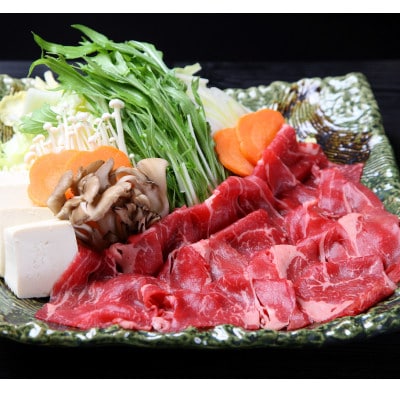 【毎月定期便】肥後の赤牛　すきやき用　500g(熊本県産和牛)全6回