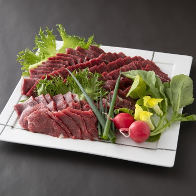 【毎月定期便】国産上赤身馬刺し 600g(大津町)全3回
