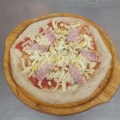 ミックスピザ　約21cm×3枚セット　高山村産小麦粉ハナマンテン100%使用の手作りピザ