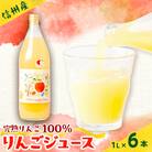 信州産りんごジュース(サンふじ すりおろし)1,000ml×6本