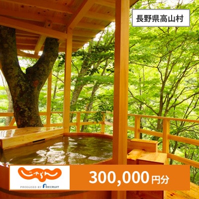 【じゃらんふるさと納税クーポン】 長野県高山村でつかえる300,000円 クーポン