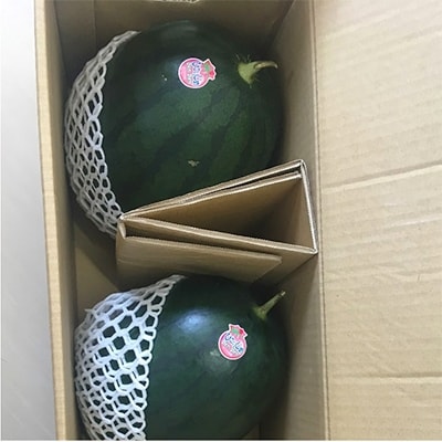 和水町産　黒小玉スイカ　ひとりじめBonBon　4L以上2玉入り【和水町】