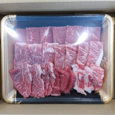 【毎月定期便】【GI認証】くまもとあか牛　焼肉用400g(和水町)全3回
