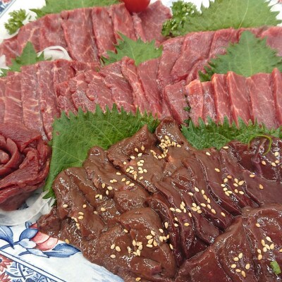 馬刺し約650g&馬レバー約100gセット(和水町)
