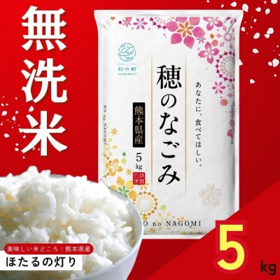 【新米予約 令和7年産】熊本県産 ほたるの灯り 無洗米 5kg