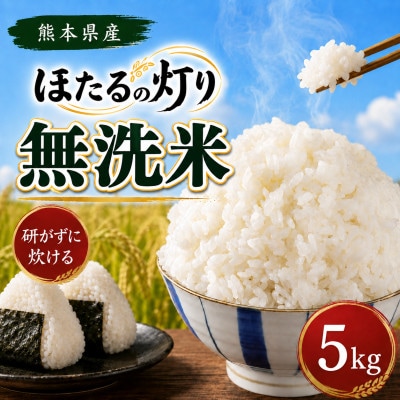 【令和7年産】熊本県産 ほたるの灯り 無洗米 5kg