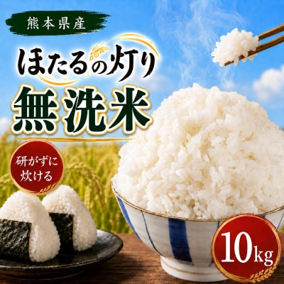 【令和7年産】熊本県産 ほたるの灯り 無洗米 10kg