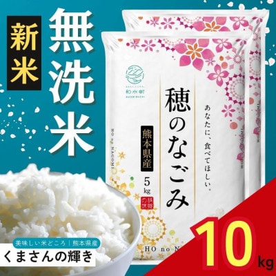 【新米予約 令和7年産】熊本県産 くまさんの輝き 無洗米 10kg
