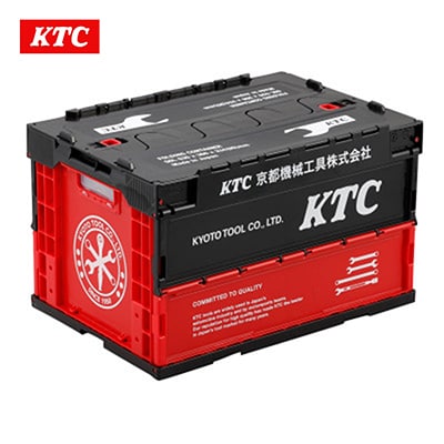 KTC 折りたたみコンテナ50L(ブラック) [YG-196BK]