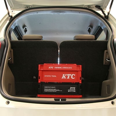 KTC 折りたたみコンテナ20L(ブラック) [YG-195BK]