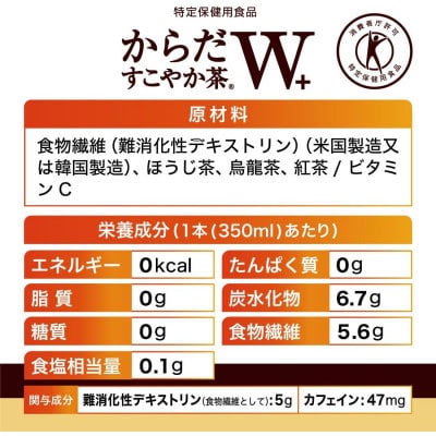 からだすこやか茶W+　1050ml×12本