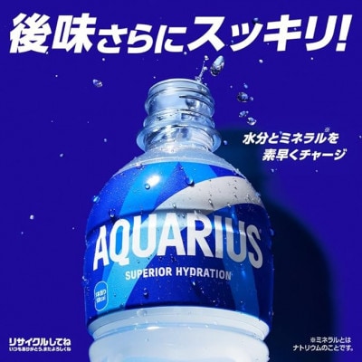【毎月定期便】アクエリアス500mlPET 24本入全3回