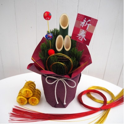 新春門松　京都府久御山町 お部屋の中に飾っても、屋外の軒下に飾ってもオシャレで可愛い