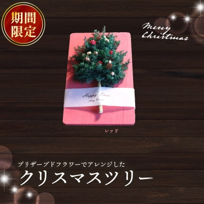 【期間限定】クリスマスツリー(レッド)