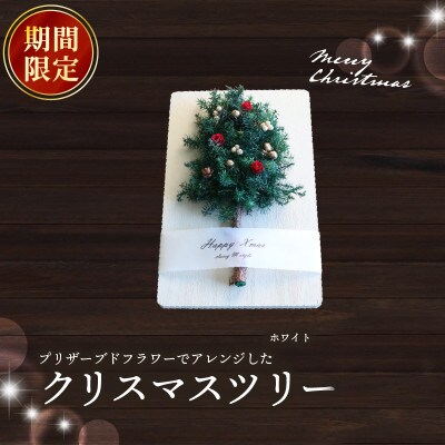 【期間限定】クリスマスツリー(ホワイト)