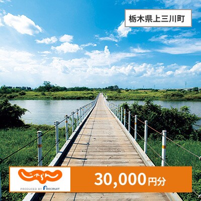 【じゃらんふるさと納税クーポン】 栃木県上三川町でつかえる30,000円 クーポン