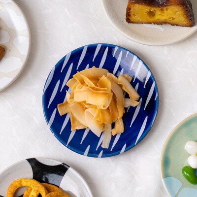 大堀相馬焼 ふくしま焼き物旅マップ 豆皿【こうなご-浪江町】