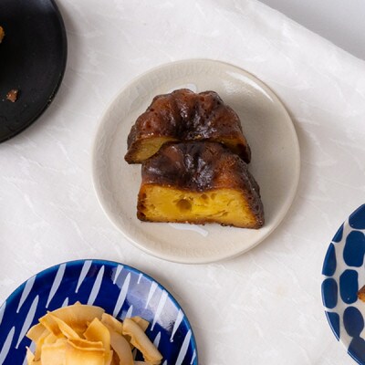 大堀相馬焼 ふくしま焼き物旅マップ 豆皿【バナナ-広野町】